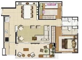 Apartamento à venda com 3 quartos, sendo 1 suíte, em Vila Anastácio, São Paulo, SP