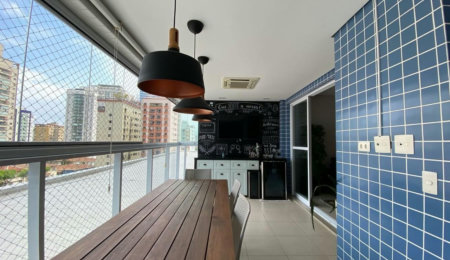 Apartamento com 3 dormitórios à venda, 129 m² por R$ 1.850.000,00 - Aparecida - Santos/SP