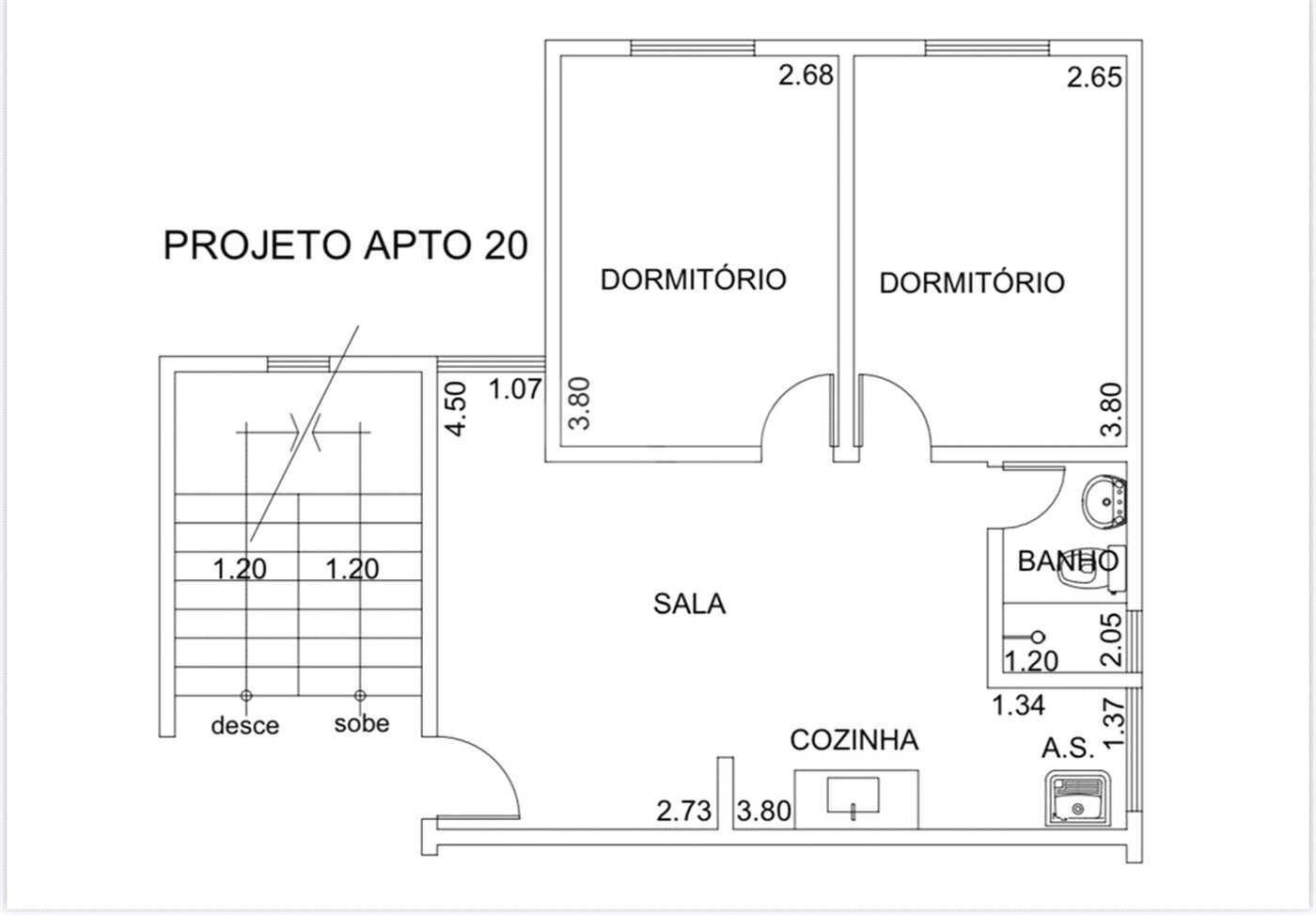 Apartamento à venda com 2 quartos em Mogi Moderno, Mogi das Cruzes, SP