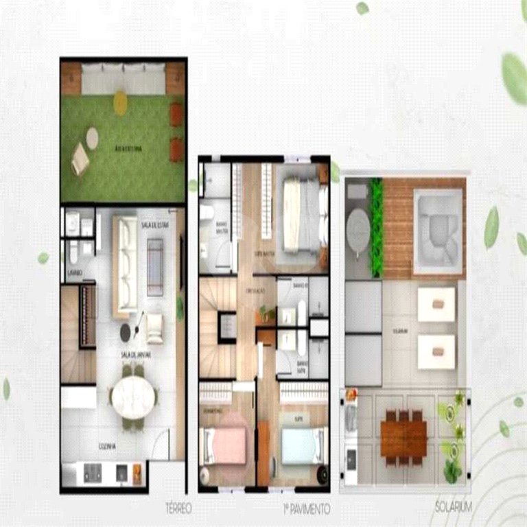 Casa à venda com 2 suítes no condomínio Ksa Ibirapuera, São Paulo - SP