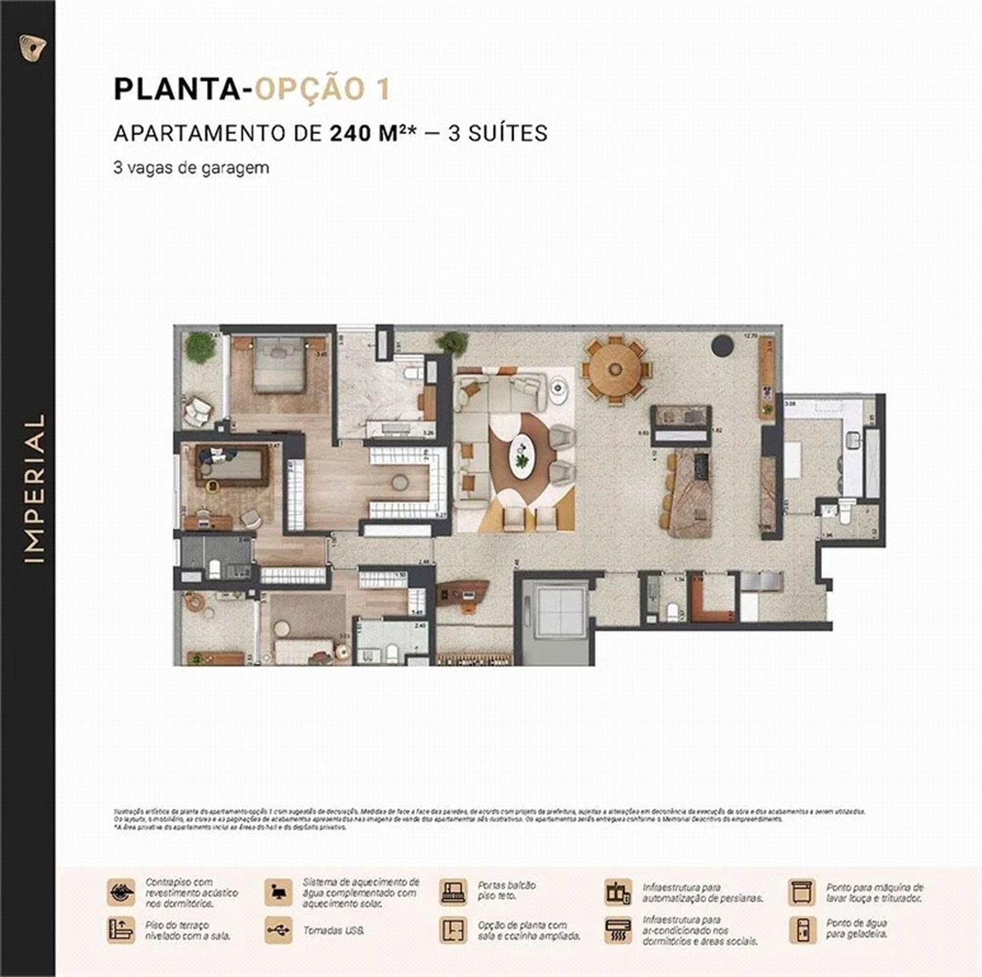 Cobertura à venda com 3 suítes em Cidade Jardim, São Paulo, SP