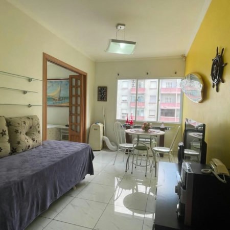Apartamento com 1 dormitório à venda, 37 m² por R$ 390.000,00 - Boqueirão - Santos/SP