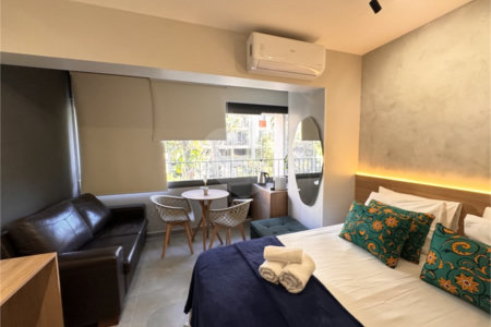Apartamento para alugar com 1 quarto em Cerqueira César, São Paulo, SP
