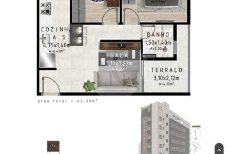 Apartamento à venda com 1 quarto em Quarta Parada, São Paulo, SP