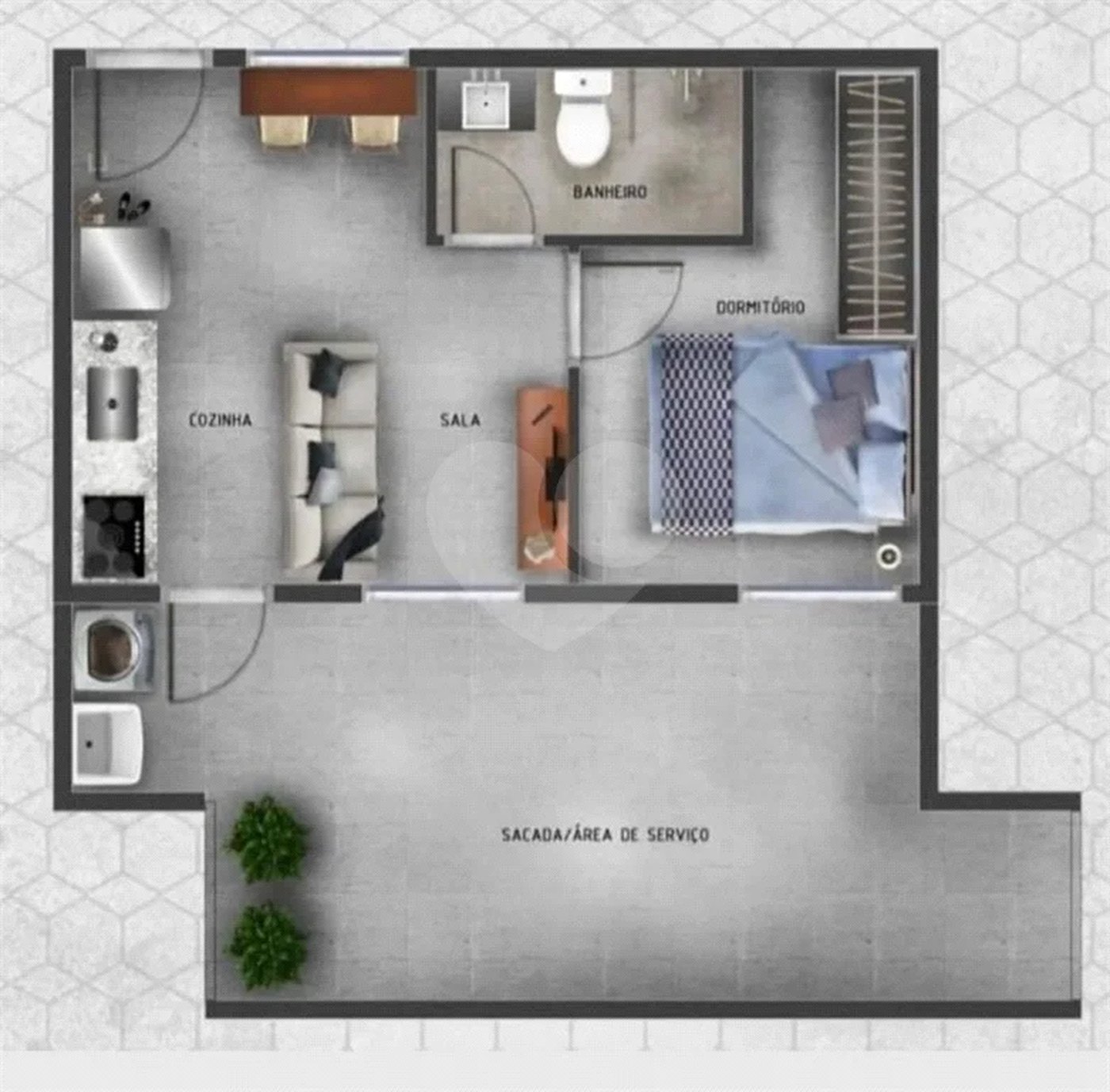 Apartamento à venda com 1 suíte em Santana, São Paulo, SP