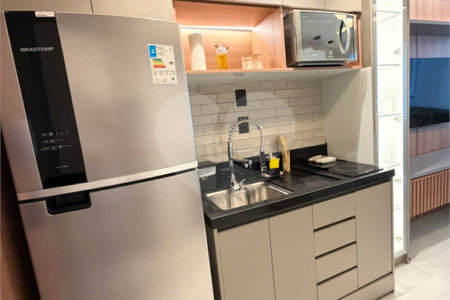 Apartamento à venda ou para alugar com 1 quarto em Vila Olímpia, São Paulo, SP