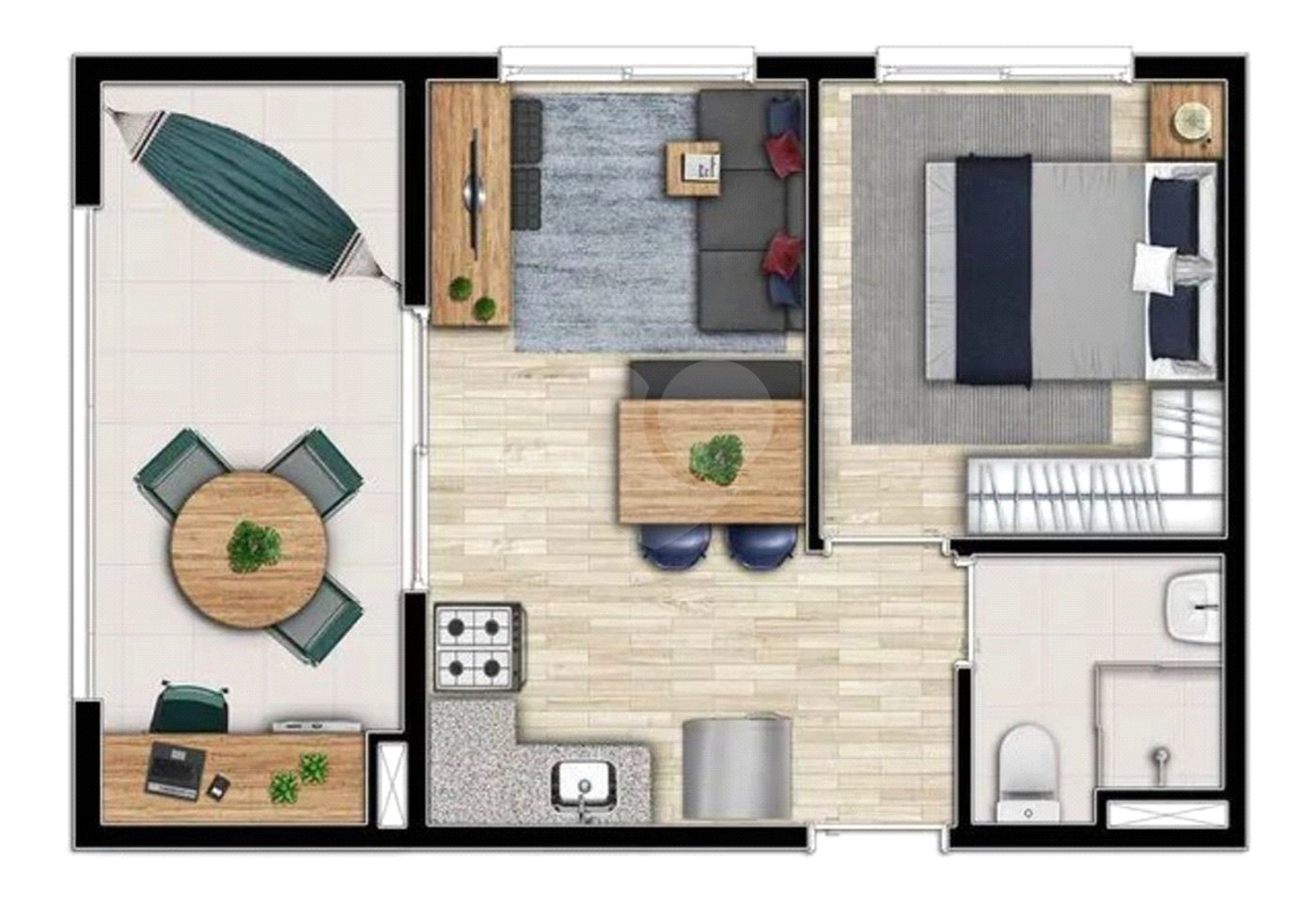 Apartamento à venda com 1 quarto em Vila Buarque, São Paulo, SP