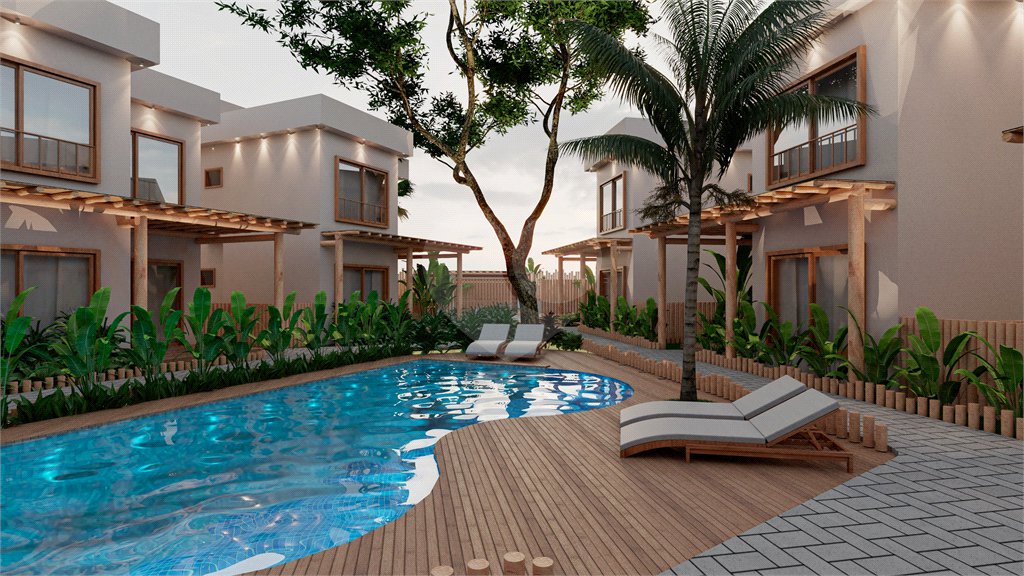 Casa à venda com 1 quarto, sendo 2 suítes, no condomínio Residencial Portal Canoê, Porto Seguro - BA