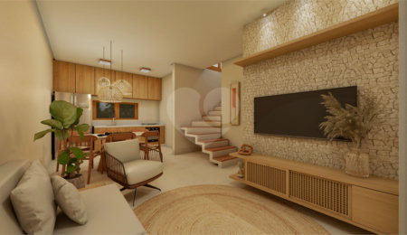 Casa à venda com 1 quarto, sendo 2 suítes,  no condomínio Residencial  Portal Canoê, Porto Seguro - BA