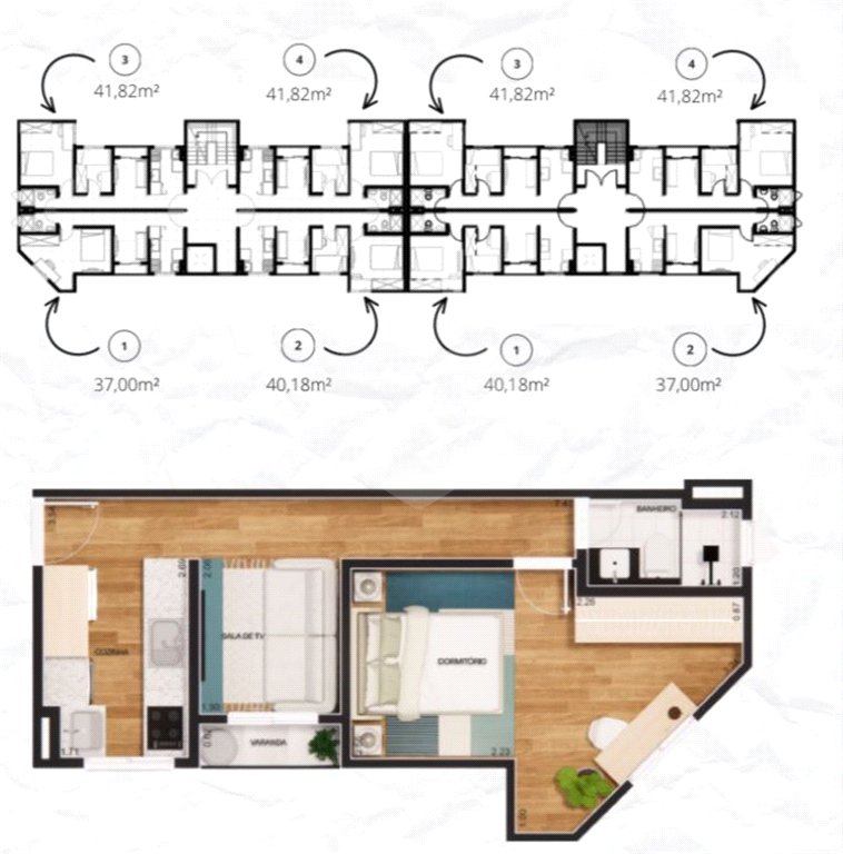 Apartamento à venda com 1 quarto em Casa Verde, São Paulo, SP