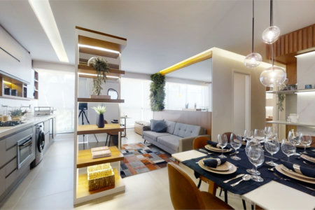 Apartamento à venda com 2 quartos, sendo 1 suíte, em Vila Assunção, Santo André, SP