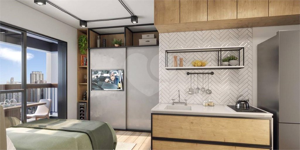 Apartamento à venda com 1 quarto em Brooklin Paulista, São Paulo, SP