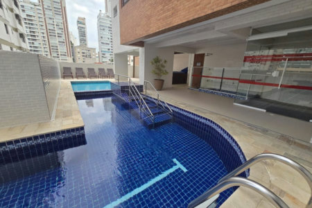 Apartamento com 1 dormitório, 45 m² - venda por R$ 670.000,00 ou aluguel por R$ 5.000,00/mês - Boqueirão - Santos/SP