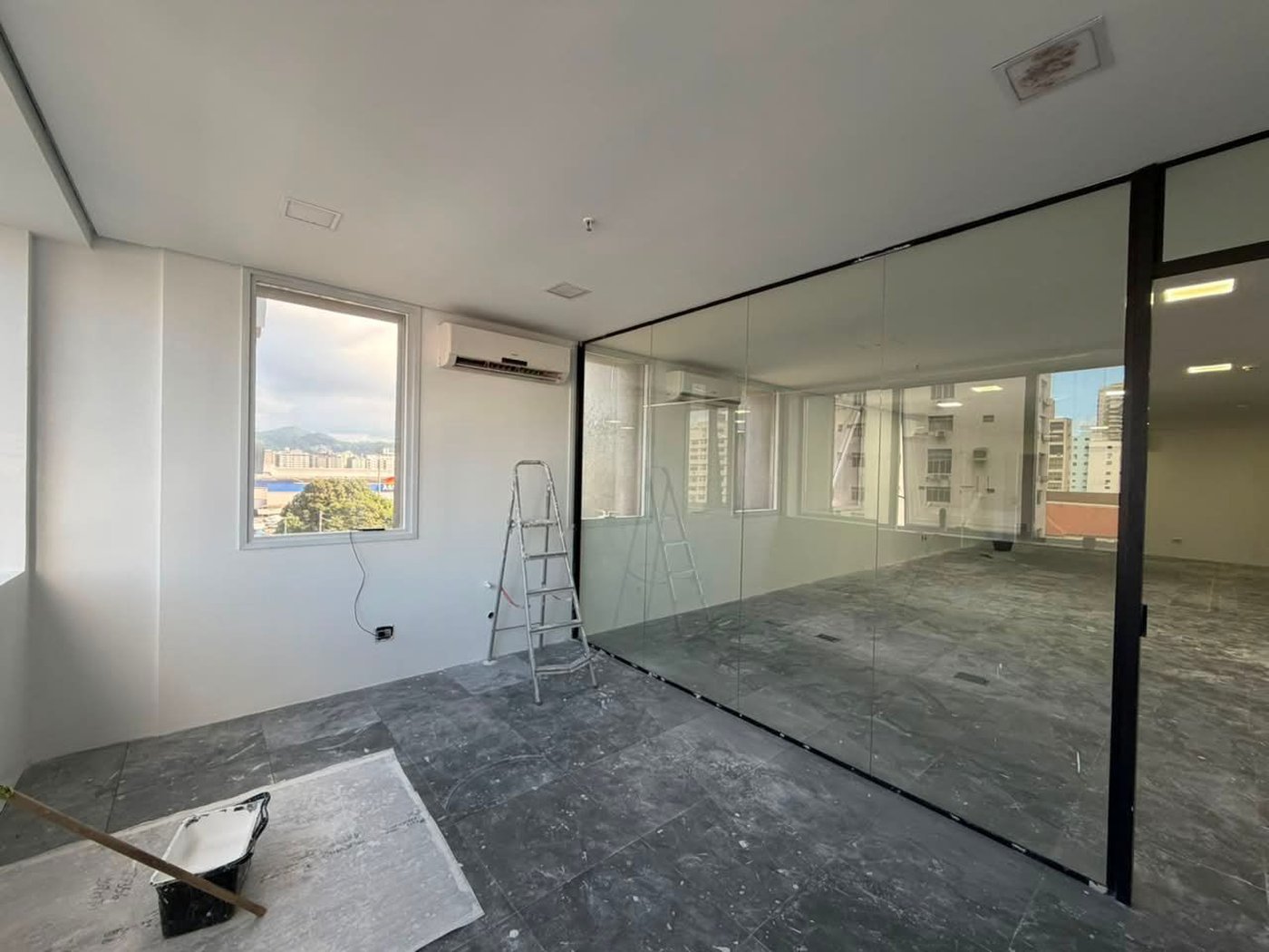 Sala comercial para locação, 127 m² - Gonzaga - Santos/SP