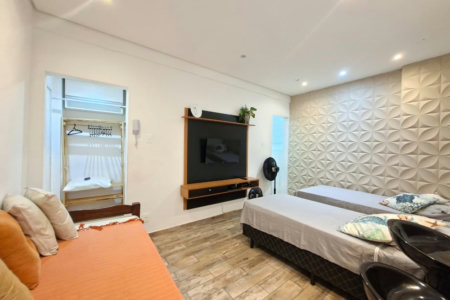 Apartamento com 1 dormitório à venda, 30 m² por R$ 395.000,00 - Embaré - Santos/SP