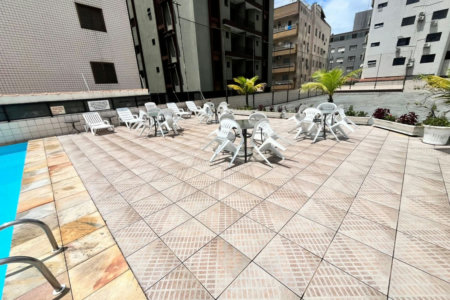Apartamento com 1 dormitório à venda, 52 m² por R$ 290.000,00 - Jardim Três Marias - Guarujá/SP