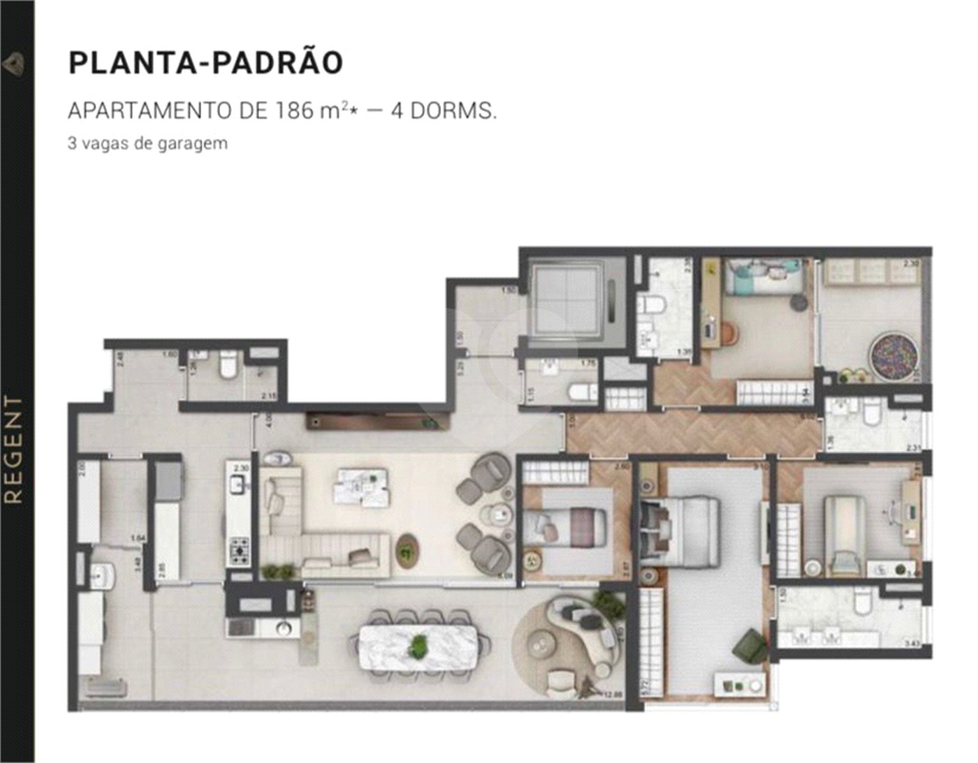 Apartamento à venda com 3 suítes,  em Jardim Fonte do Morumbi, São Paulo, SP