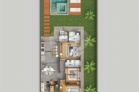 Casa Térrea à venda com 2 suítes em Jardim Estância Brasil, Atibaia, SP