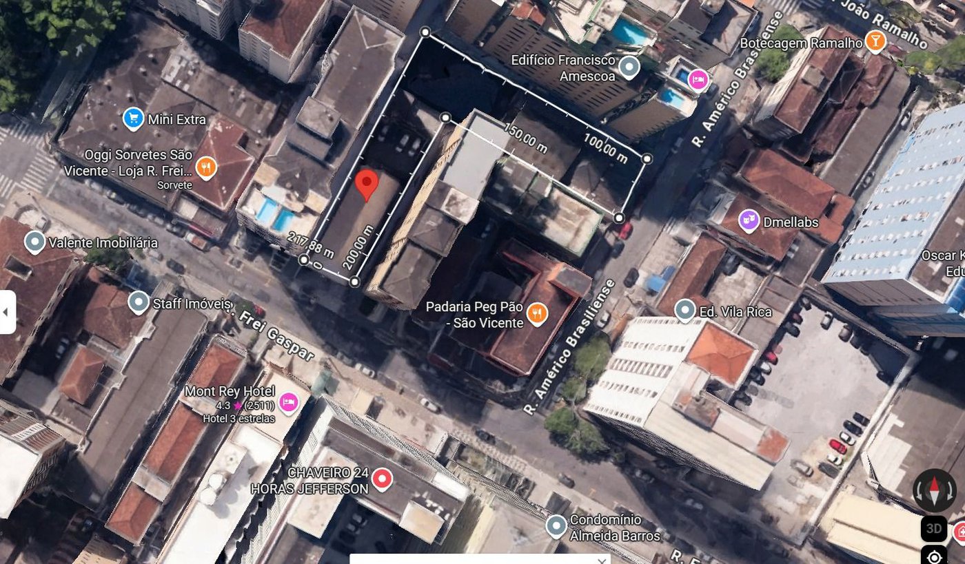 Terreno para alugar, 1375 m² por R$ 50.000/mês - Centro - São Vicente/SP