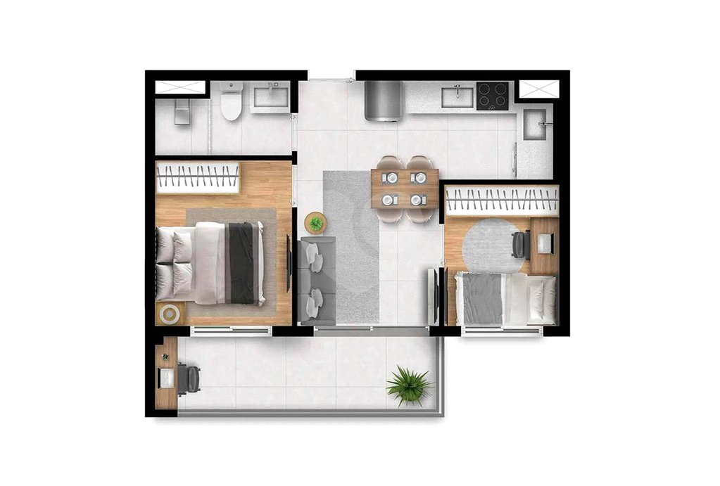 Apartamento à venda com 2 quartos em Perdizes, São Paulo, SP