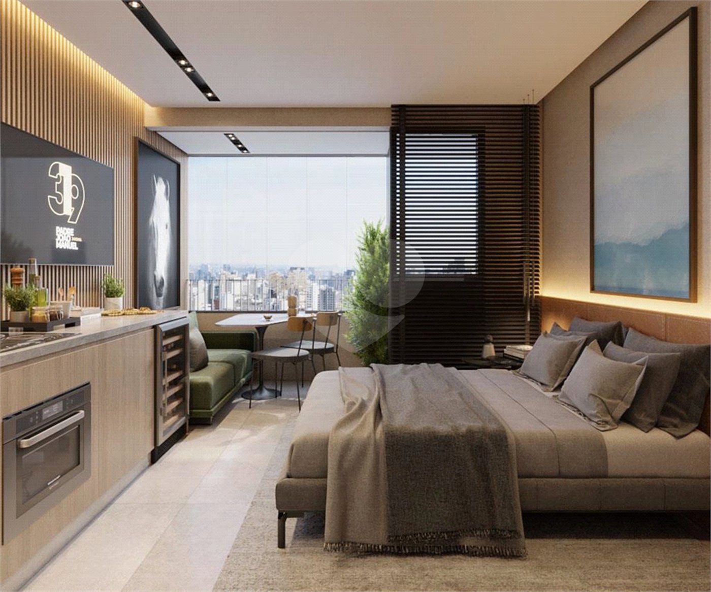 Studio à venda com 1 quarto em Cerqueira César, São Paulo, SP