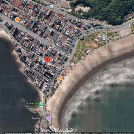 Terreno para alugar, 860 m² - Itararé - São Vicente/SP