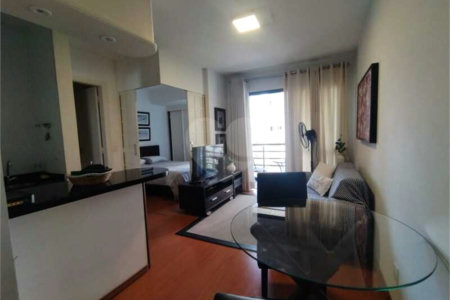 Flat à venda com 1 quarto em Moema, São Paulo, SP
