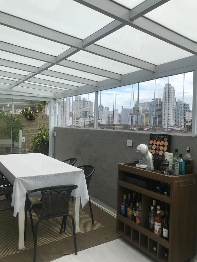 Apartamento Garden com 2 dormitórios à venda, 104 m² por R$ 1.050.000,00 - Gonzaga - Santos/SP