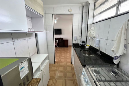 Apartamento com 1 dormitório à venda, 58 m² por R$ 400.000,00 - Barra Funda - Guarujá/SP