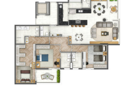 Apartamento à venda com 3 suítes em Cidade Jardim, São Paulo, SP
