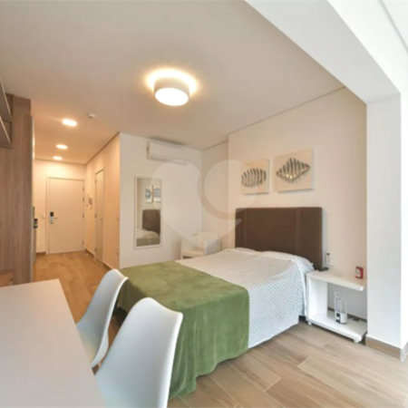 Apartamento à venda ou para alugar com 1 quarto em Santo Amaro, São Paulo, SP