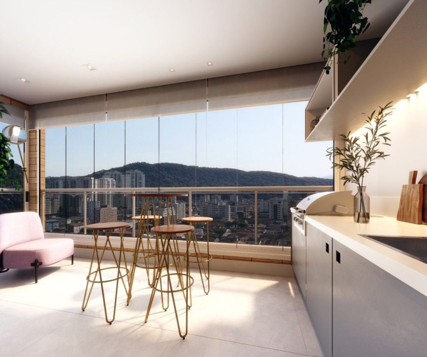 Apartamento à venda, 89 m² por R$ 1.145.614,64 - Gonzaga - Santos/SP
