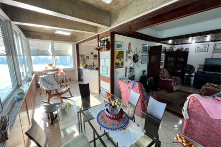 apartamento pé na areia com vista total para o mar em são vicente