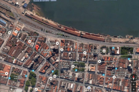 Terreno à venda, 1098 m² por R$ 4.000.000,00 - Centro - Santos/SP
