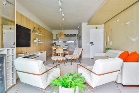 Apartamento à venda com 3 quartos, sendo 1 suíte, em Pitangueiras, Guarujá, SP