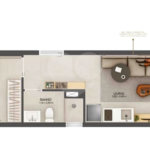 Apartamento à venda com 1 quarto em Indianópolis, São Paulo, SP