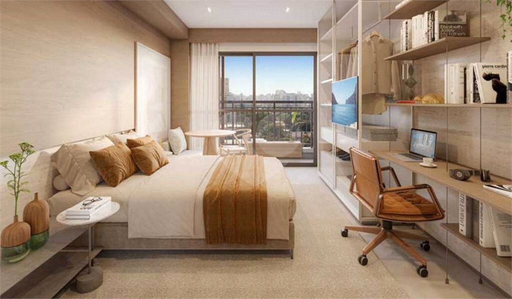 Apartamento à venda com 1 quarto em Indianópolis, São Paulo, SP