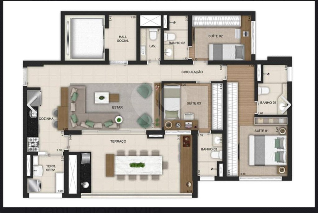Apartamento à venda com 3 suítes, em Vila Independência, São Paulo, SP