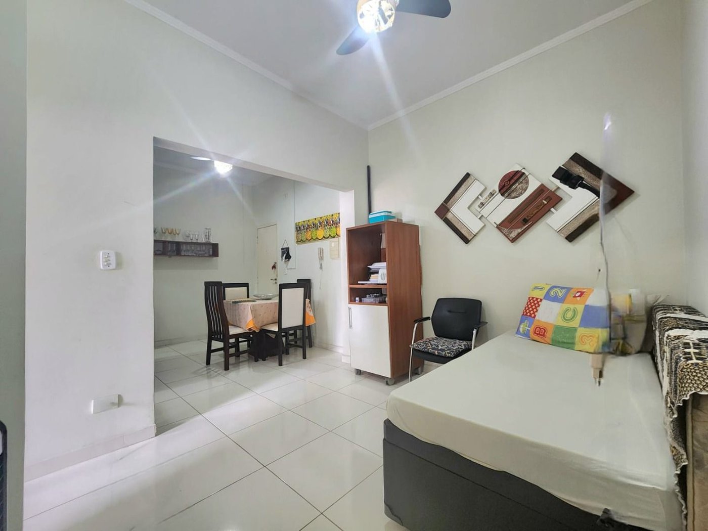 Apartamento com 1 dormitório à venda, 55 m² por R$ 285.000,00 - Centro - São Vicente/SP