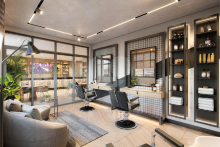 Studio 21m² próximo ao metrô Paraíso com lazer