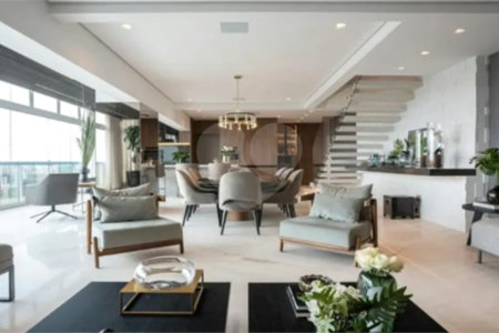 Deslumbrante apartamento duplex pronto para mudar no Itaim Bibi com 242M2, 2 suítes, 3 vagas
