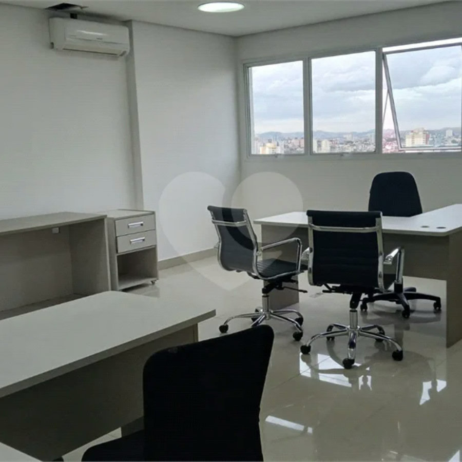 Sala para locação com 37 m, mobiliada e com 1 vaga -Centro - São Bernardo do Campo -SP.
