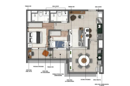 Apartamento à venda com 3 suítes em Jardim Marajoara, São Paulo, SP