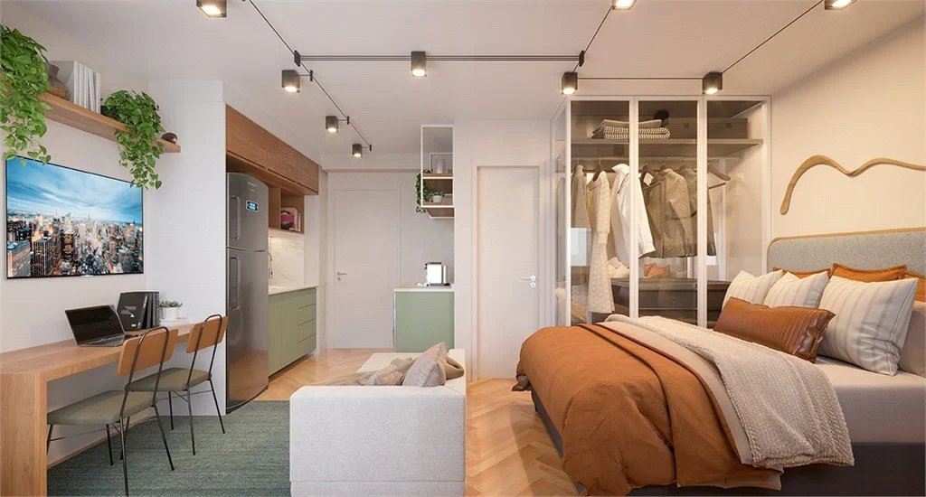 Apartamento à venda com 1 quarto em Pinheiros, São Paulo, SP