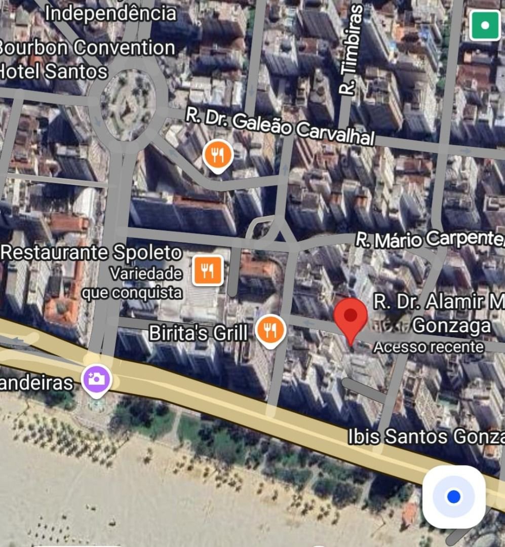 Apartamento com 1 dormitório à venda, 60 m² por R$ 490.000,00 - Gonzaga - Santos/SP