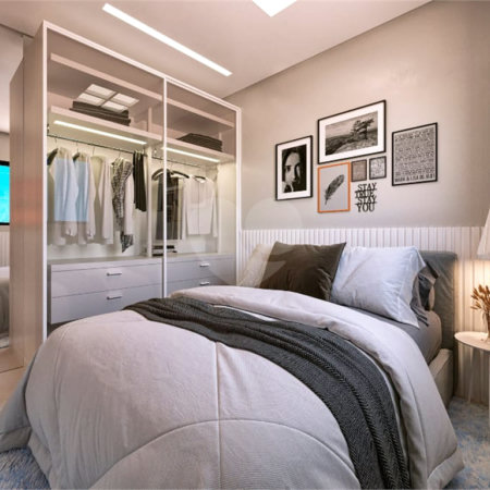 Apartamento com 28 m² na Aclimação