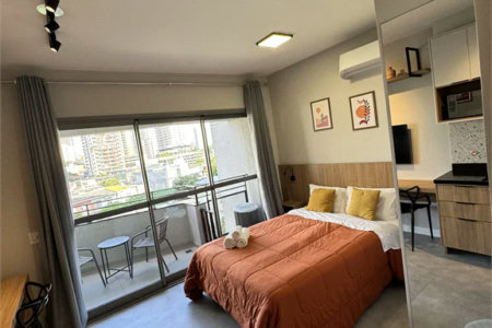 Apartamento à venda com 1 quarto em Jardim das Acácias, São Paulo, SP