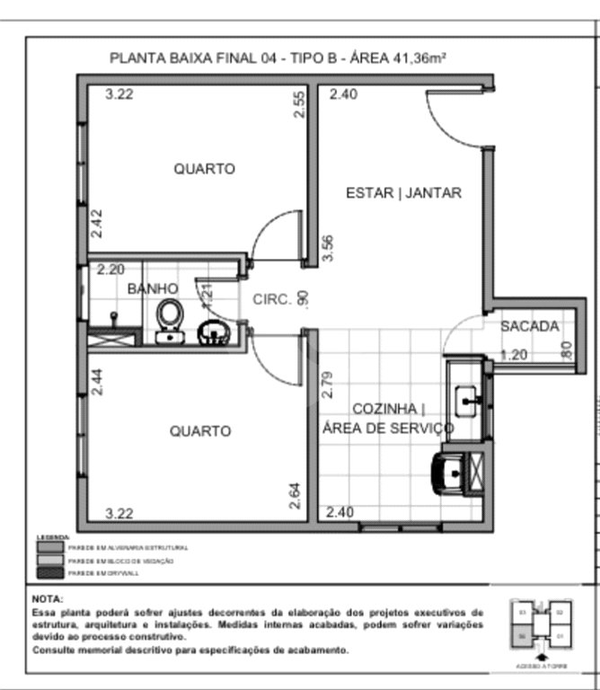 Apartamento à venda com 2 quartos em Vila Ipiranga, Mogi das Cruzes, SP