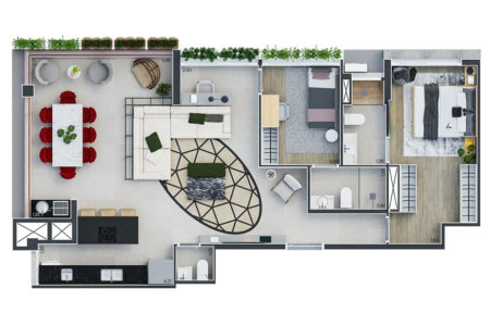 Apartamento à venda com 3 quartos, sendo 1 suíte,  em Pinheiros, São Paulo, SP