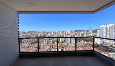 Apartamento com 2 dormitórios à venda, 82 m² por R$ 990.000,00 - Aparecida - Santos/SP